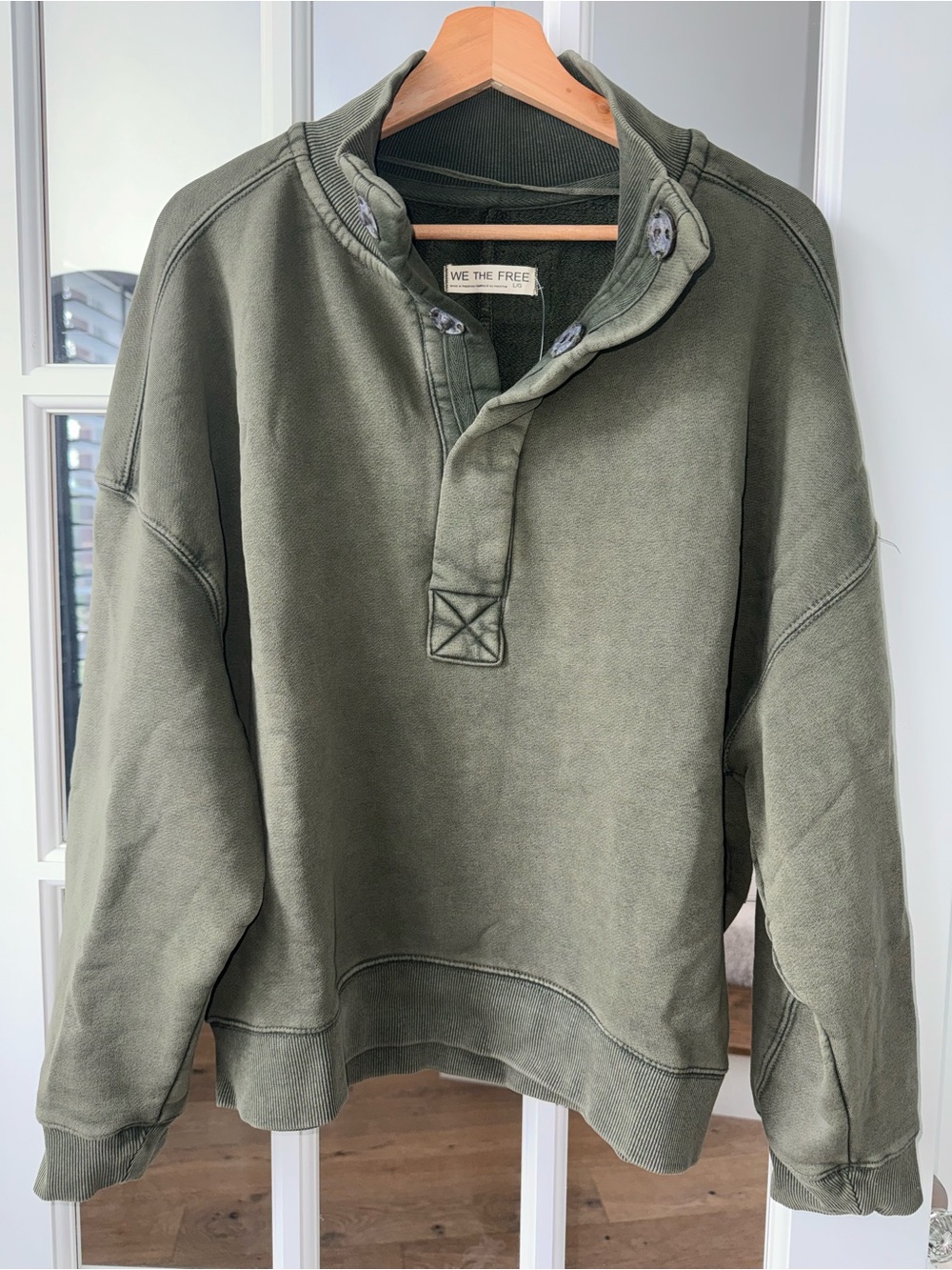 We The Free Timeless Pullover Olive Green